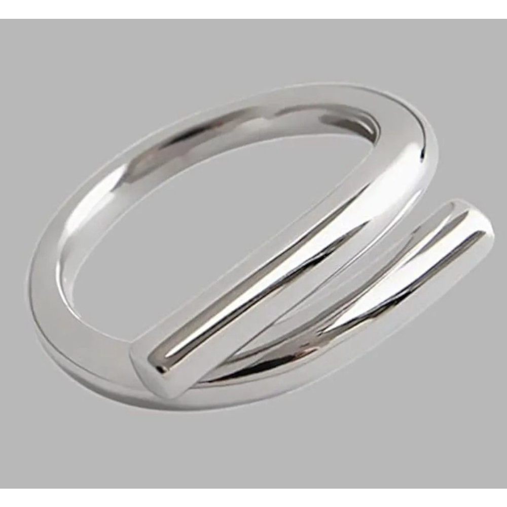 Unisex Solid Wrap 925 Sterling Silver Band Ring, Adjustable‎ - Picture 15 of 15